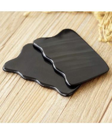 DOITOOL Gua Sha Scraping Massage Tool - Natural Horn Square Wave Scraper for Therapeutic Beauty & Wellness - Buy Online on GoSupps.com