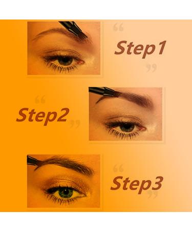 Glowly Secret Glowly Secret Waterproof Natural Eyebrow Pen Glowly Secret Brow Pencil Glowly Secret Waterproof Eyebrow Pen (Red Brown+Dark Brown) - Buy Online on GoSupps.com