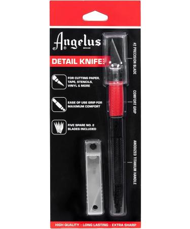 Angelus Detail Knife Set for Paper, Tape, Vinyl, Shoes - 5 Precision Blades Included - Buy Online on GoSupps.com
