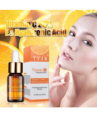 20% Vitamin C Serum for Face - Anti-Aging & Dark Spot Treatment with Vitamin E Hyaluronic Acid & Aloe Vera - Buy Online on GoSupps.com
