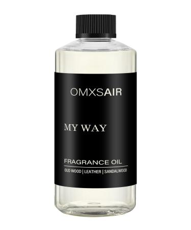 My Way Hotel Diffuser Oil & waterless Diffuser Essential Oil Home & Office Luxury Scents 500ml - Comforting Sandalwood Cedarwood & Iris - Aromatherapy Oil Blends Premium Fragrance Oils for Diffuser My way 16.9 Fl Oz (Pack
