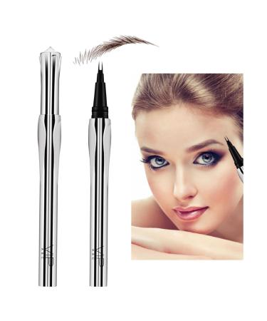 2 fine eyebrow pencils waterproof eyebrow tinting pencil eyebrow eyeliner with 2 tips precise eyebrow pencil long-lasting eyebrow pencil for natural-looking eyebrows