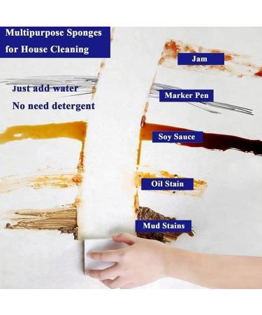 20pcs 100 X 70 X 30mm Melamine Sponge High Density Eraser Cleaner Cleaning Sponges for Dish - Buy Online on GoSupps.com