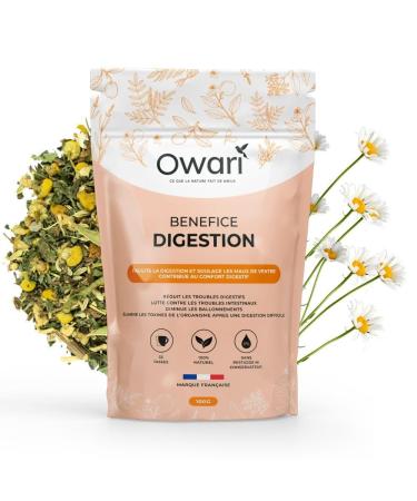 SLIMTEA OWARI DIGESTION BENEFIT - Facilitates digestion - Relieves stomach aches - Digestive comfort - Loose leaf tea 100g - 100% Natural Beverage