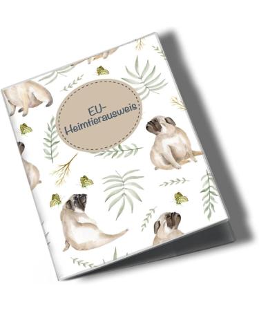 Wilhelm Fell Case for EU Pet ID Card - Personalized Cotton Cover for Dogs | Ideal Gift for Pet Owners - Buy Online on GoSupps.com