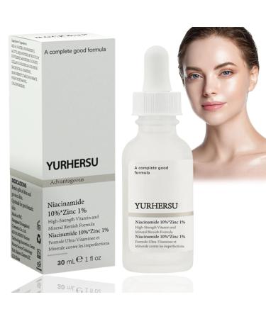 10% Niacinamide Serum+ 1% Zinc Serum Face Moisturizer High-Strength Vitamin Niacinamide Serum Face Serum for Women Minimises Pore Niacinamide Brightening Toner Hydrating Serum for Tackles Blemishes