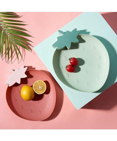 UHCPVHQQQ Snack Tray Living Room Melon Seeds Cute Candy Tray Household Dried Fruit Tray Coffee Table Plastic Simple Creative Fruit Tray(Green_B) - Buy Online on GoSupps.com