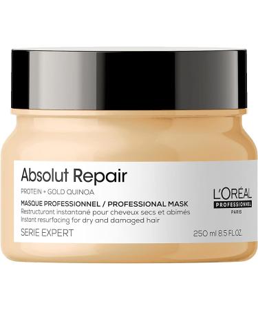 L'Or al Professionnel LOr al Serie Expert Absolut Repair Gold Hair Mask 250ml & Shampoo 300ml - Buy Online on GoSupps.com