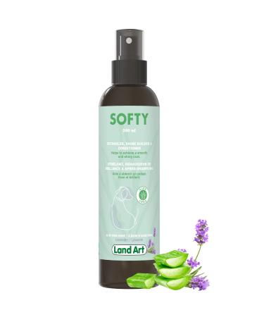 Detangler Shine Builder & Conditioner for Dogs Helps to Achieve a Smooth and Shiny Coat - Made with Certified Organic Aloe Vera - 240ml - Made in Canada