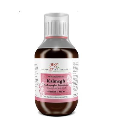 Kalmegh Tincture (Alcohol-Free) 150ml | Premium Andrographis Paniculata Drops | Vegan Syrup | Made in Austria | 1:4 Extract | International Shipping Available - Buy Online on GoSupps.com