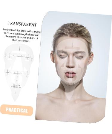 ABOOFAN 2 Pcs Make up Kit Manicure Tools Eyebrow Grooming Stencil Lip Ruler Carved Light Therapy Pen - Buy Online on GoSupps.com