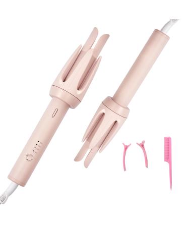 Automatic Curling Iron Hair Curler Rotary Curling Iron 1 inch Curling Iron with Anti-Tangle and auto Shut-Off Ceramic faceplate 4-Speed Fast Heat up Curling Iron for Medium-Length Hair.