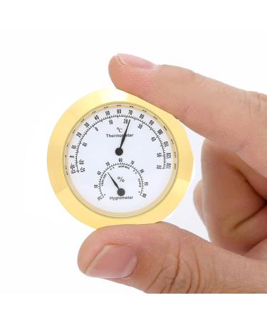 Thermohygrometer for Violin & Guitar - Gold Alloy Frame Accurate Temperature & Humidity Meter for Musical Instruments - Buy Online on GoSupps.com