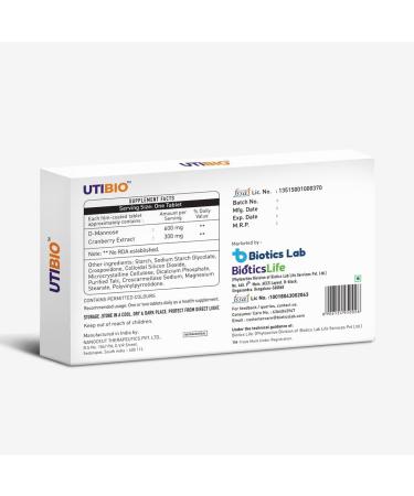 Buy Utibio Tablets - Pack of 30 | Fast International Shipping & Best Prices - Buy Online on GoSupps.com