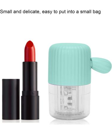Portable Contact Lens Cleaner Washer - Manual Cleaning Case with Tweezers for Travel & Home | Green | International Shipping - Buy Online on GoSupps.com