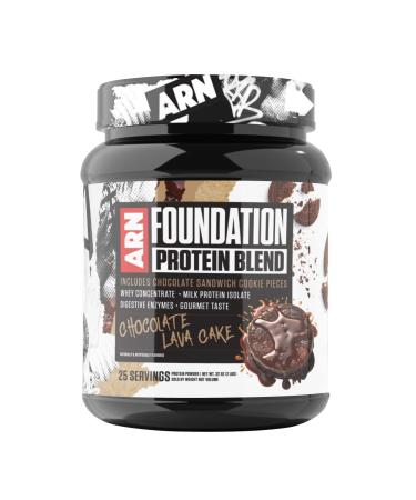 Arms Race Nutrition | ARN | Foundation Protein Blend (2 Pounds Chocolate Lava Cake) Chocolate Lava Cake 2 Pound (Pack of 1)