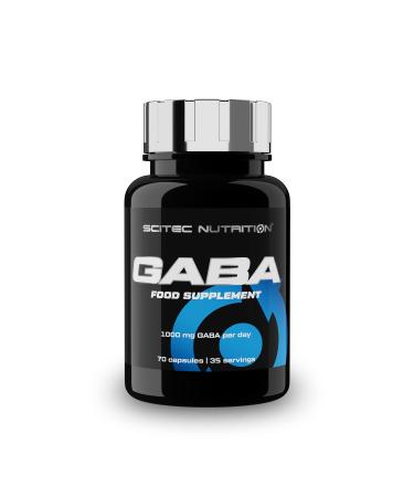 Scitec Nutrition GABA Dietary Supplement in Capsule Form with Gamma Aminobutyric Acid 70 Capsules
