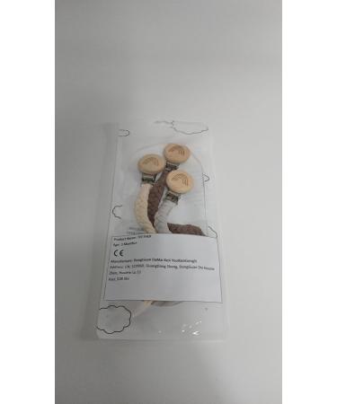 ClDy Baby Pacifier Chain Clip - 3 Pack Multi-Use Pacifier Holder for Stroller Baby Carrier & Car Seat - Buy Online on GoSupps.com