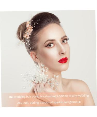 PLAFOPE Flower Hair Comb Hair Styling Accessories Decorative Hair Comb Bride Hair Accessories Hair Comb for Wedding Hair Comb for Women Accessories Hair Accessories for Women - Buy Online on GoSupps.com