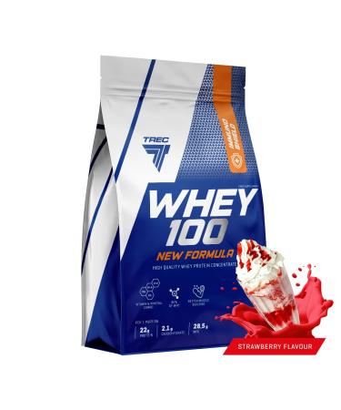 Trec Nutrition Whey 100 - New Formula Strawberry Cream - 700g