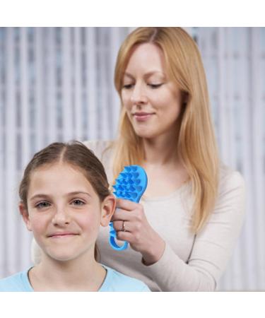 Buy Hair Scalp Massager Shampoo Brush - Silicone Wet Dry Head Scrubber for Women & Men - Best Scalp Massager for Healthy Hair - Buy Online on GoSupps.com