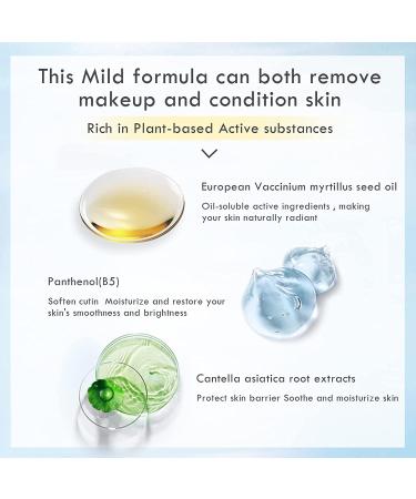 KIMTRUE 2-in-1 Makeup Remover Cleansing Balm with Bilberry & Moringa Seed Extracts - Gentle & Nourishing - 100g/3.53 oz - Suitable for All Skin Types - Buy Online on GoSupps.com