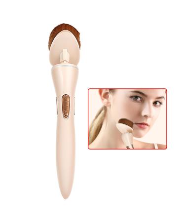 Electric Foundation Brush 360 Degrees Rotating Electric Cosmetic Brush Makeup Brush for Blending Liquid Powder for Women Wife Friend for Blending Pochy Electric Foundation Brush (Battery Type)