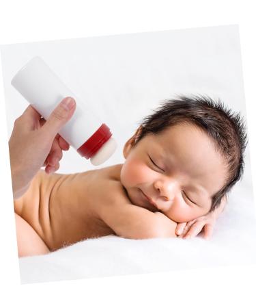 Vaguelly Powder Puff Box Powder Bottle Body Powder Holder Talcum Powder Bottle Puff Bottle Powder Storage Bottle Talcum Powder Holder White 14.8X4.8X4.8CM - Buy Online on GoSupps.com