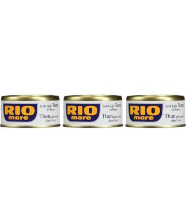 Rio Mare - Solid Light Tuna in Water - Canned Tuna in Water High in Protein Ready to Eat Snack - 80g (3 Cans) 240 g (Pack of 1) - Buy Online on GoSupps.com