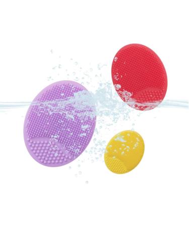 Benkeg Facial Brush - 4Pcs Facial Brush Silicone Cleansing Pad Pore Cleansing Pad Acne Removal Facial Brush Baby Shower Tool Brush Random Colors - Buy Online on GoSupps.com