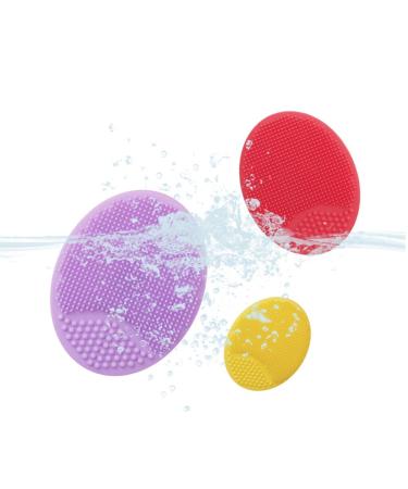 Zroven 4-Piece Silicone Face Brush Cleaning Pads - Acne Removal & Pore Cleanser Tool in Random Colors - Buy Online on GoSupps.com