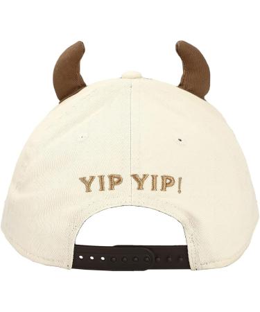 Avatar The Last Airbender Appa Character 3D Big Face Snapback Hat - White - Buy Online on GoSupps.com