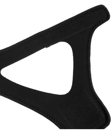 Adjustable Stop Snoring Chin Strap - Breathable & Comfortable Sleep Aid Solution (Black) - Buy Online on GoSupps.com
