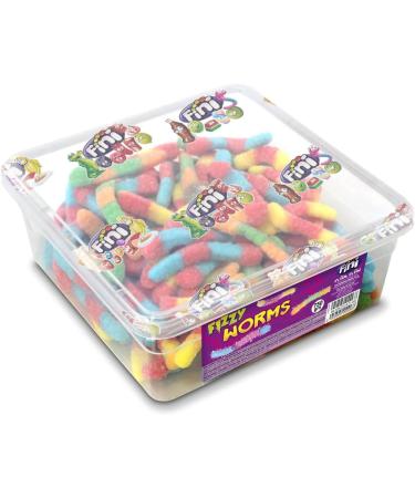 Fun for All Sweet Mix 1kg + Sour Bizzl Sweet Mix 1kg + Fizzy Worms 1kg + Strawberry Kisses 1kg Boxed Treatz - Buy Online on GoSupps.com