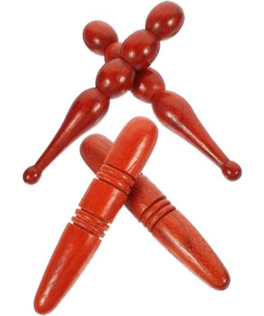 Minkissy 8-Piece Acupuncture Rod & Gua Sha Massage Set | Full Body & Foot Massage Tools | Solid Wood Skin Care Accessories - Buy Online on GoSupps.com