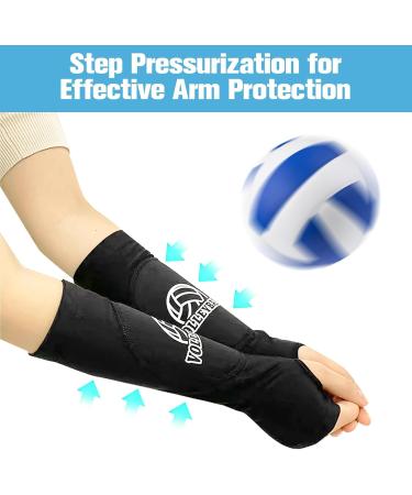 Shop Women's Volleyball Arm Sleeves Forearm Protection for Training & Sports | Wrist Support with Thumb Hole - Buy Online on GoSupps.com