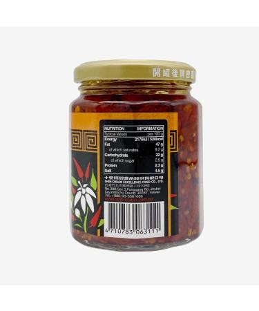 Taiwan Shin Chuan "Extreme" Hot Chili Oil Sauce 240g - Buy Online on GoSupps.com