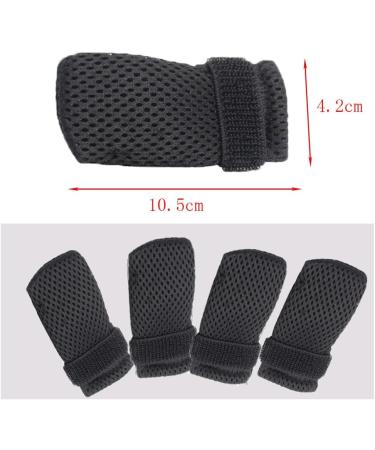 Changyeah Adjustable Cat Boots - Scratch-Resistant Leg Protection & Breathable Swimming Socks for Cats (Black) - International Shipping Available - Buy Online on GoSupps.com