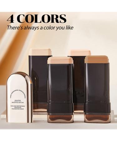 AmourGlint Foundation stick makeup multifunction pen with brush for concealer and contour full coverage and moisture for all skin types 5 20 g 5 20 g 1er Pack - Buy Online on GoSupps.com