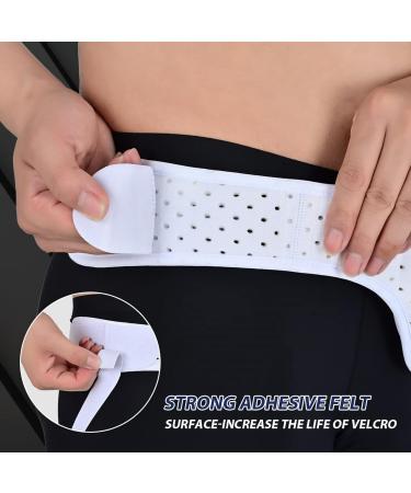 Tenbon Hernia Belt for Men and Women - Flexible Adjustable Support with Compression Pads - Pain Relief - Left and Right Wearable - Size L White - Buy Online on GoSupps.com