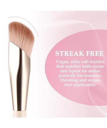 Molain Angled Under Eye Concealer Brush - Precision Makeup Blending Tool for Dark Circles & Contouring | International Shipping - Buy Online on GoSupps.com