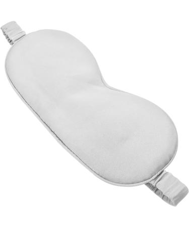 2pcs Silk Sleep Masks - Adjustable Eye Cover for Sleeping - Soft Light Grey Eye Pads & Blindfolds - Comfortable Travel Sleep Accessories - Buy Online on GoSupps.com