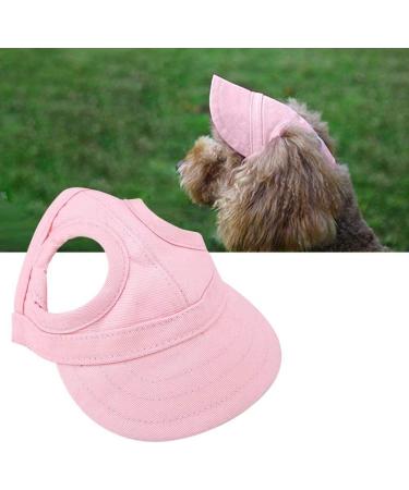 PSPSOP Eisable Dog Baseball Cap - Sun Protection Hat with Ear Holes for Outdoor Sports (Size S - Rosa) - Buy Online on GoSupps.com