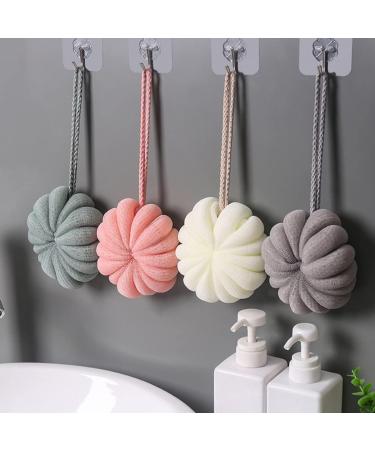 FRCOLOR 8 Pcs Pumpkin Bath Flowers - Exfoliating Sponge & Loofah Set for Toddler Bathing | Portable Bathroom Accessories - Buy Online on GoSupps.com