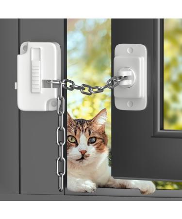 Window fuses children door window backups for window fridge cabinet doors Aosite 2 pieces chains Turkette without drilling drawer lock Door Lock Without Drilling 2 Packs White - Buy Online on GoSupps.com