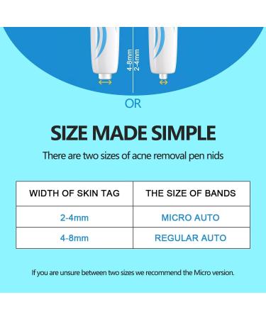 Kelinul 2-in-1 Skin Tag Remover Pen | Safe & Painless Removal | 40 Skin Tag Bands | User-Friendly Solution for Small to Regular Sized Tags - Buy Online on GoSupps.com