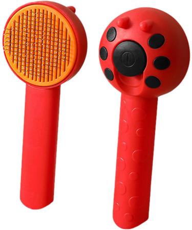Itrimaka Pet Haircut Tool - Ladybugdhargung Comb & Fur Care Brushes for Long-Haired Pets - Red Depilatory Tools - Buy Online on GoSupps.com