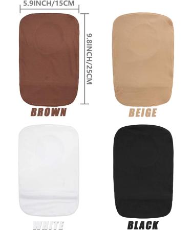 4Pcs Colostomy Bag Covers - Stretchy Lightweight Ostomy Pouch Set (Round Opening, Multi-Colour) - Shop Now! - Buy Online on GoSupps.com