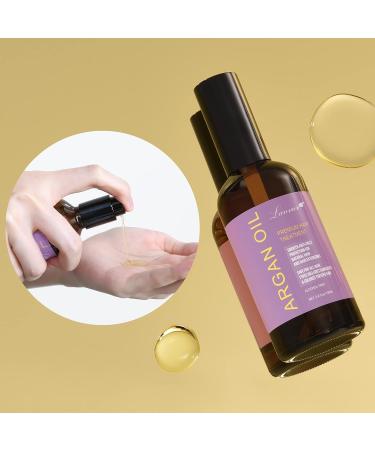 LANVIER Argan Oil Hair Treatment Oil 3.4oz - For Smooth & Repair Frizzy, Damaged Hair - Buy Online on GoSupps.com