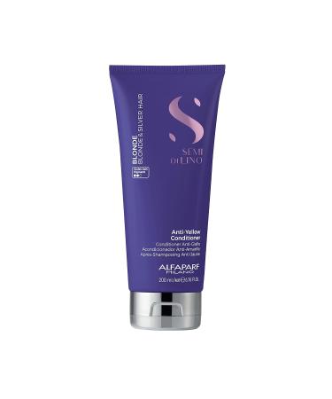 Alfaparf Milano Semi di Lino Anti-Yellow Gift Set | Sulfate Free Shampoo Conditioner & Spray for Blonde Platinum & Silver Hair | Removes Brassiness & Yellow Tones - Buy Online on GoSupps.com